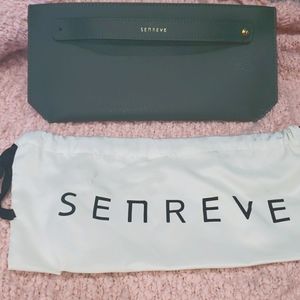 Senrev Bracelet Pouch Pebbled Green